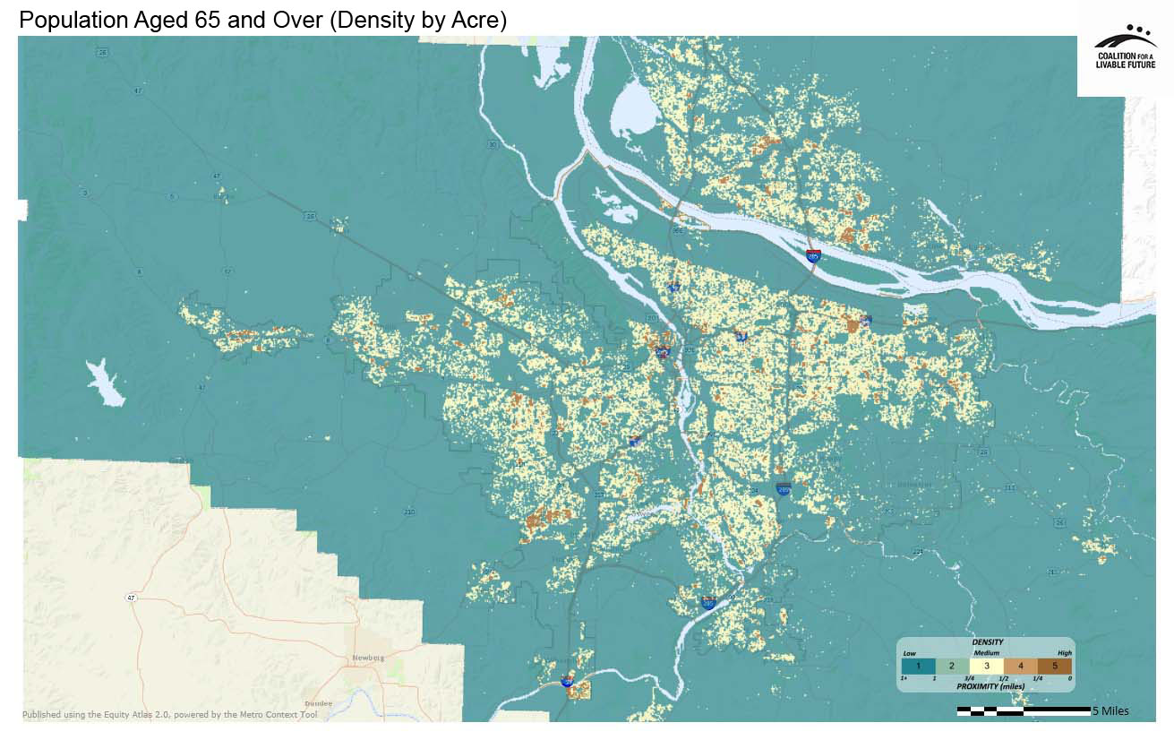 Population Aged 65 and Over (Density by Acre) Population Aged 65 and Over (Density by Acre)
