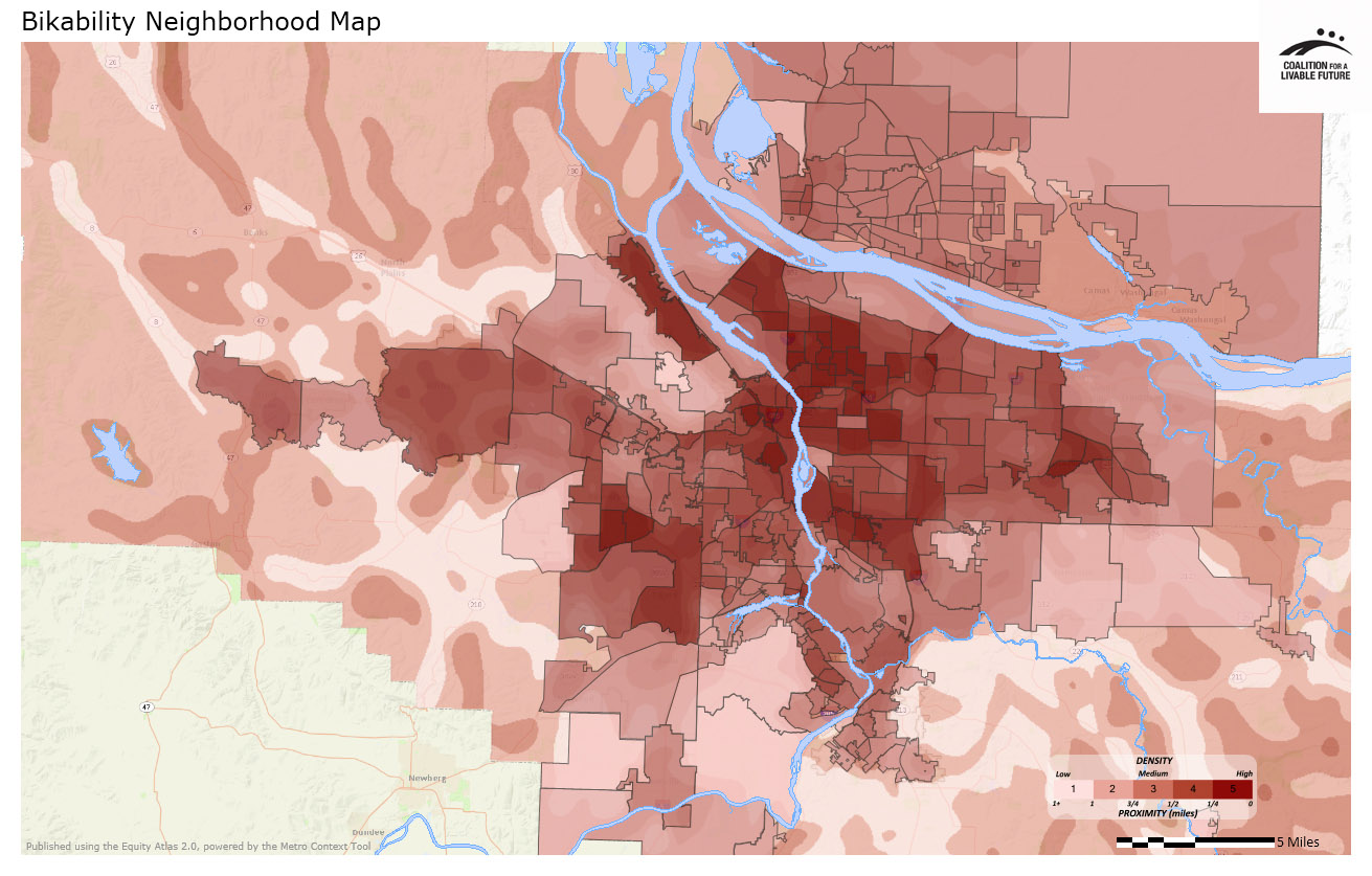 Bikability Neighborhood Map Bikability Neighborhood Map