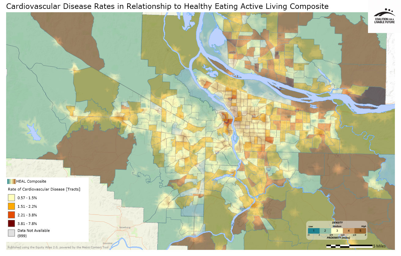 Cardiovascular Disease Rates in Relationship to Healthy Eating Active Living Composite Cardiovascular Disease Rates in Relationship to Healthy Eating Active Living Composite
