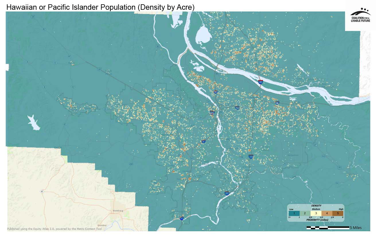 Hawaiian or Pacific Islander Population (Density by Acre)