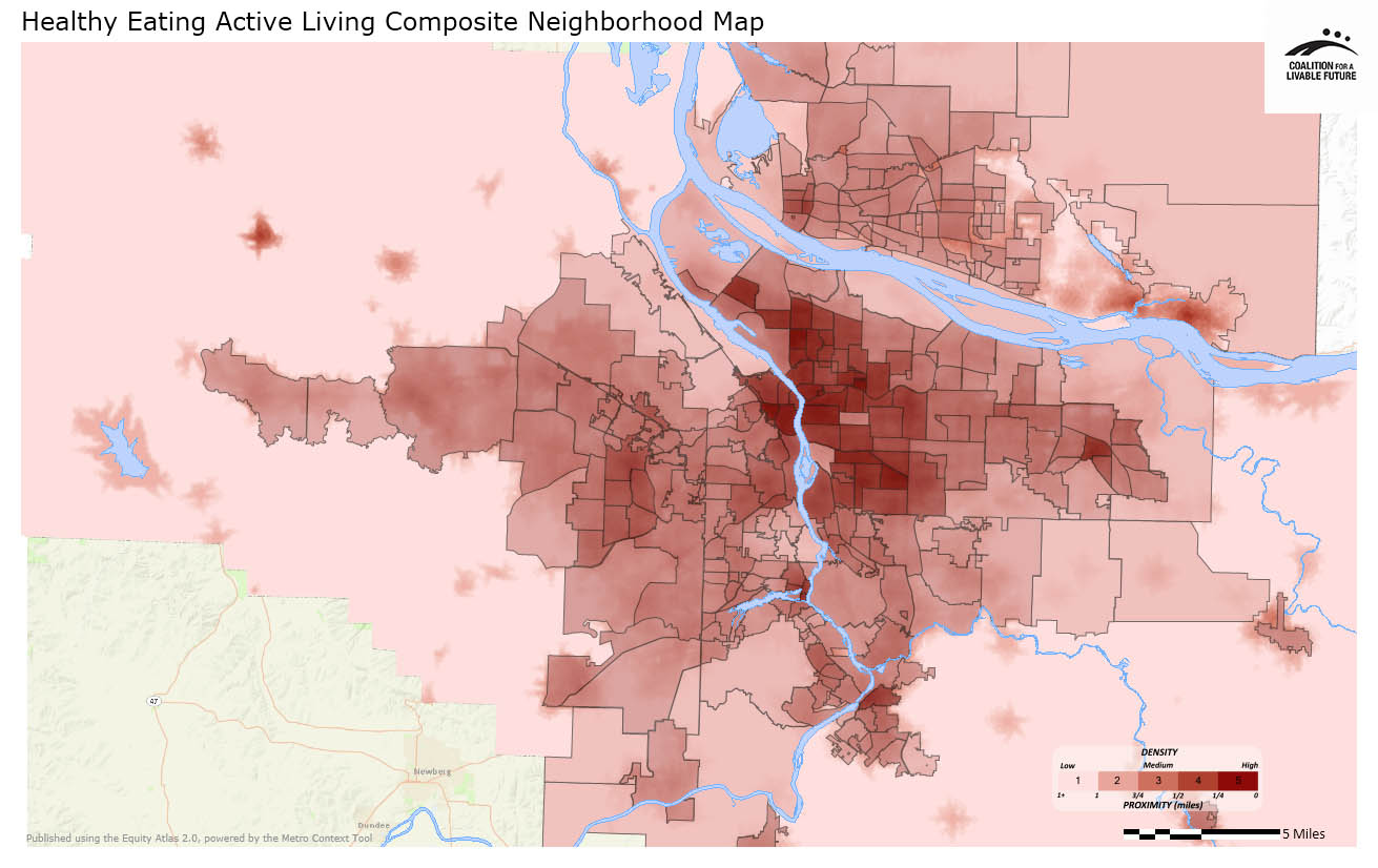 Healthy Eating Active Living Composite Neighborhood Map Healthy Eating Active Living Composite Neighborhood Map