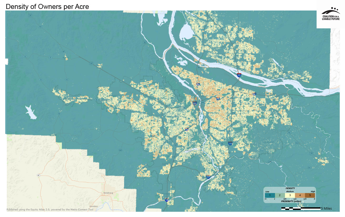 Density of Owners per Acre Density of Owners per Acre