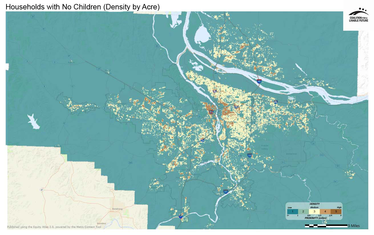 Households with No Children (Density by Acre) Households with No Children (Density by Acre)
