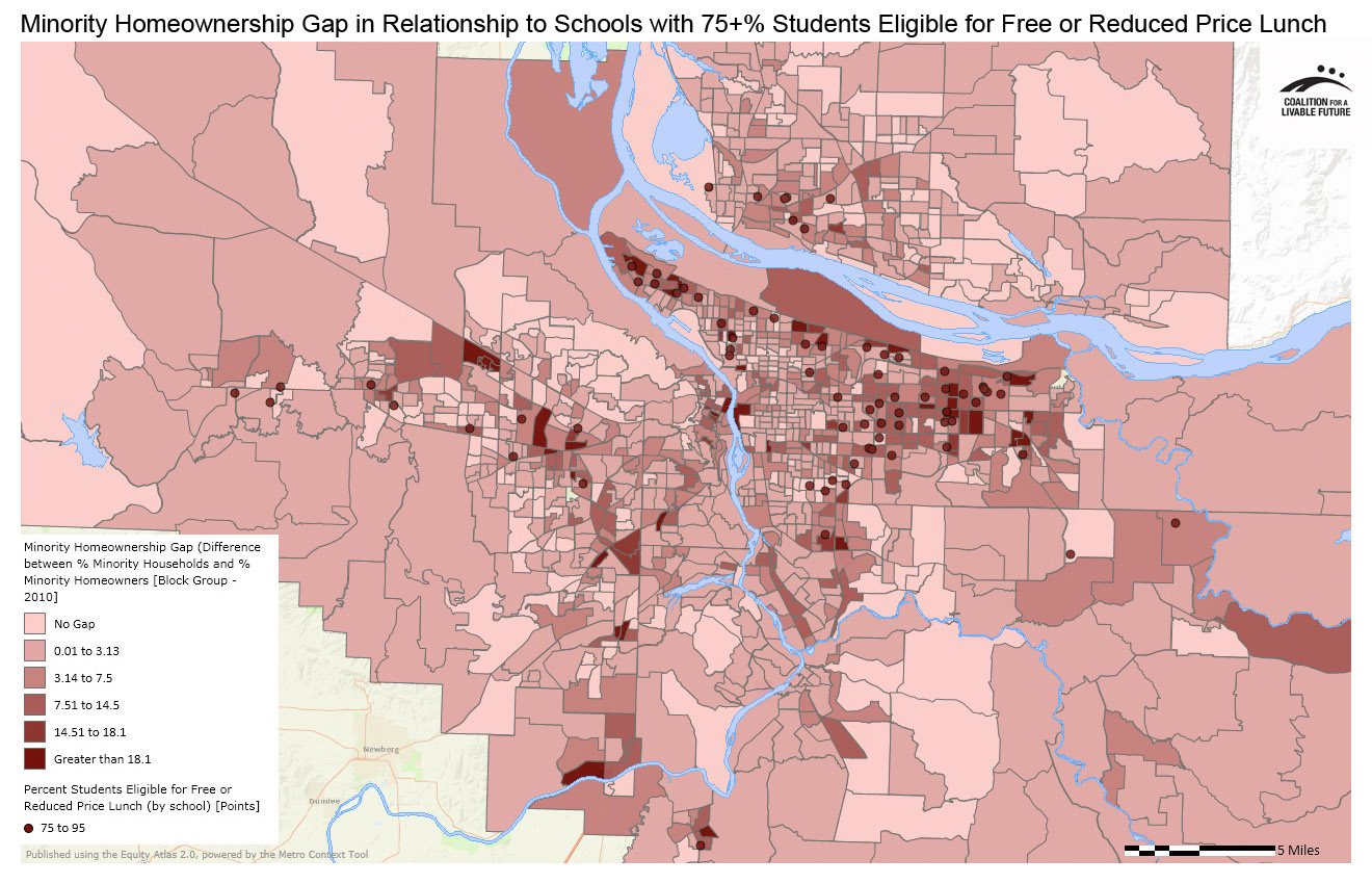 Minority Home Ownership Gap in Relationship to Schools with 75% or More Students Eligible for Free or Reduced Price Lunch Minority Home Ownership Gap in Relationship to Schools with 75% or More Students Eligible for Free or Reduced Price Lunch