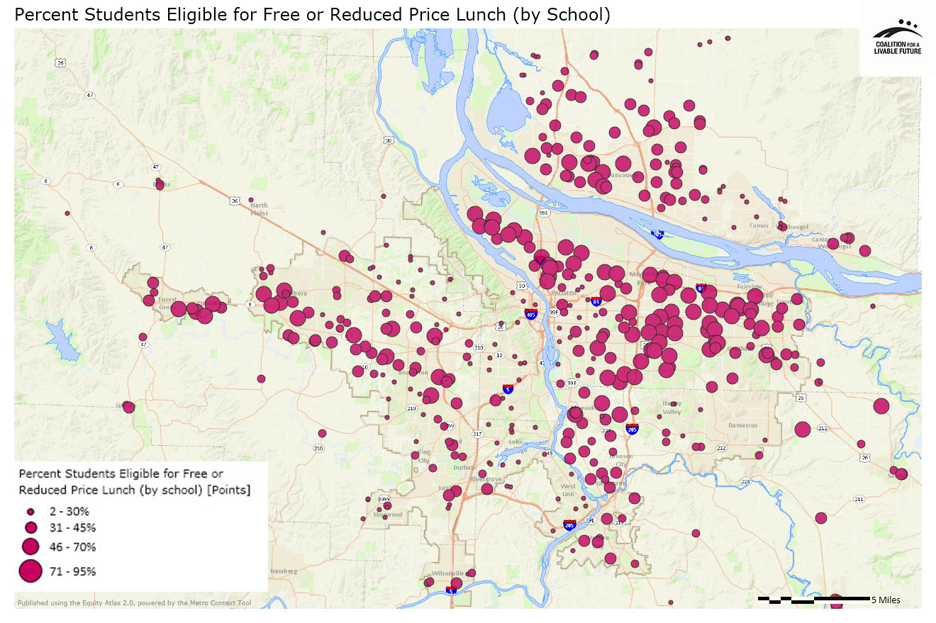 Percent Students Eligible for Free or Reduced Price Lunch (by School) Percent Students Eligible for Free or Reduced Price Lunch (by School)