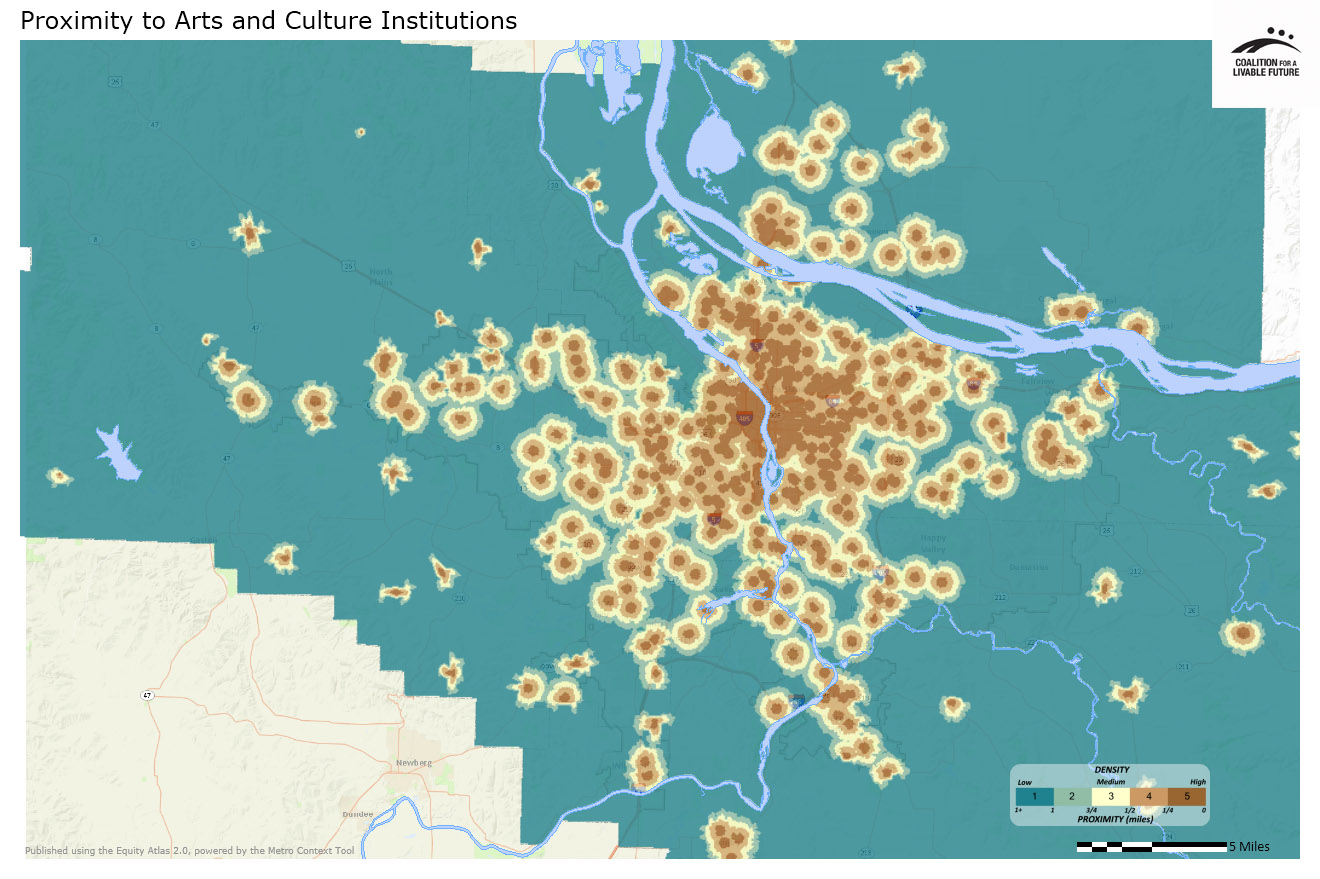 Proximity to Arts & Culture Institutions Proximity to Arts & Culture Institutions