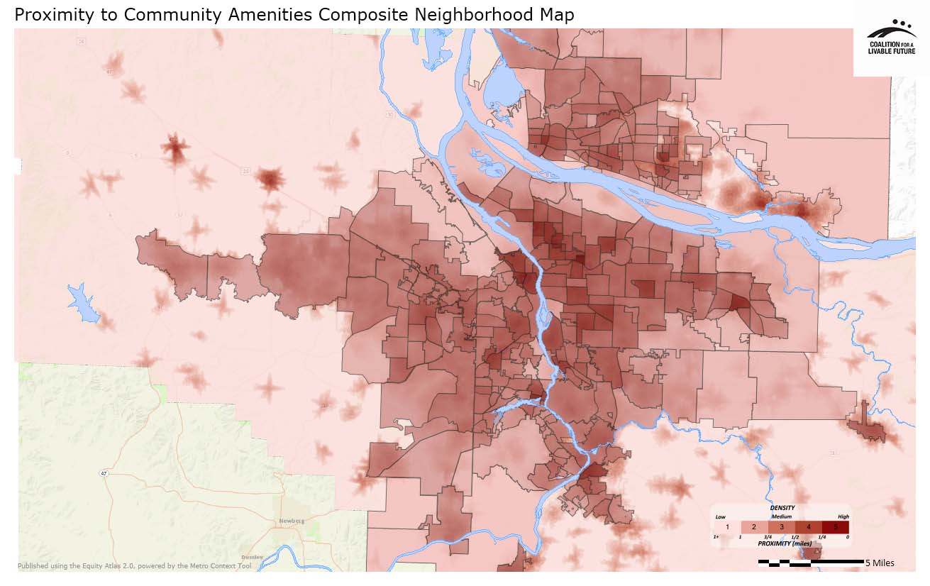 Proximity to Community Amenities Composite Neighborhood Map Proximity to Community Amenities Composite Neighborhood Map