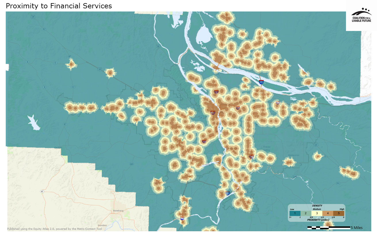 Proximity to Financial Services Proximity to Financial Services