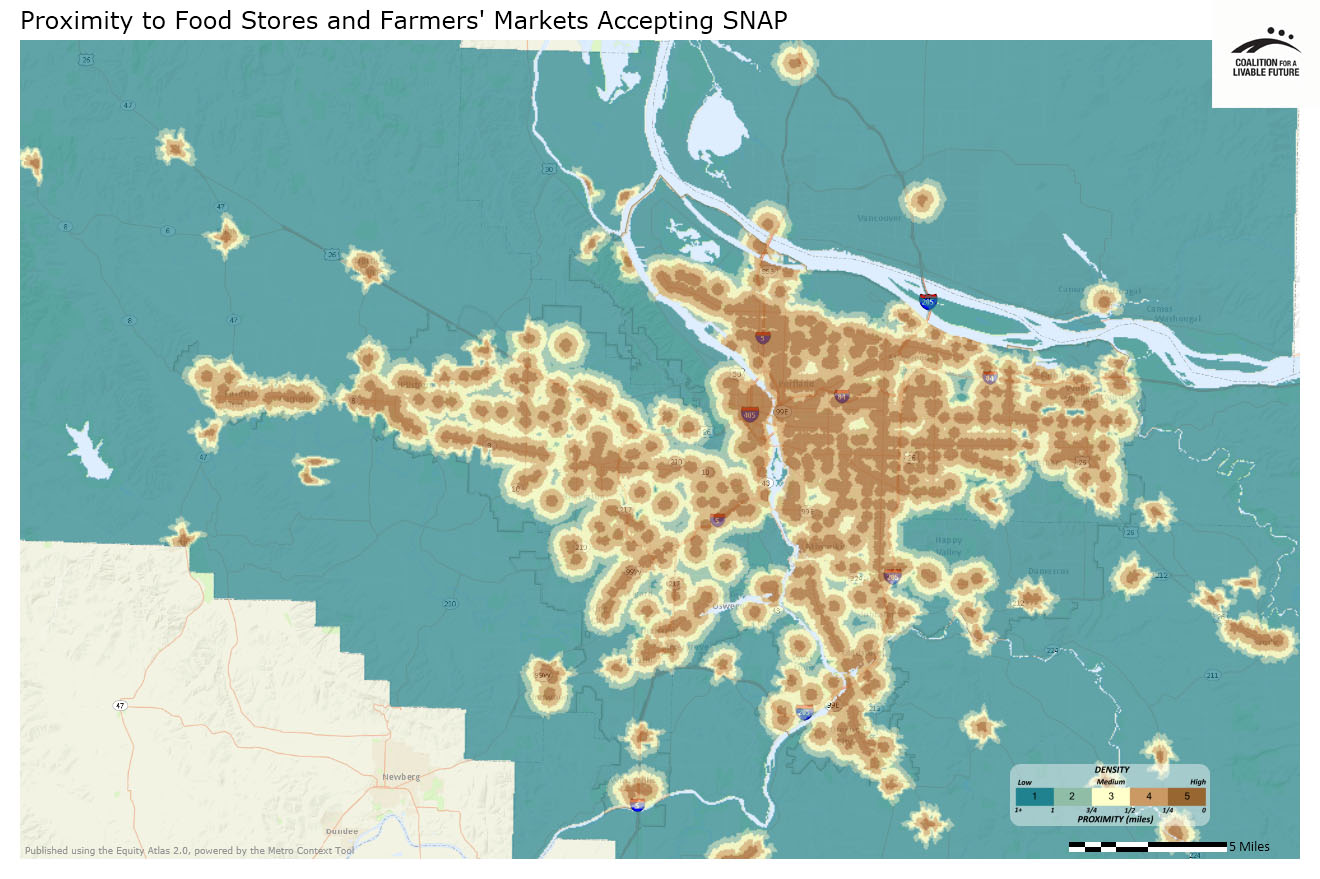 Proximity to Food Stores and Farmers’ Markets Accepting SNAP Proximity to Food Stores and Farmers’ Markets Accepting SNAP