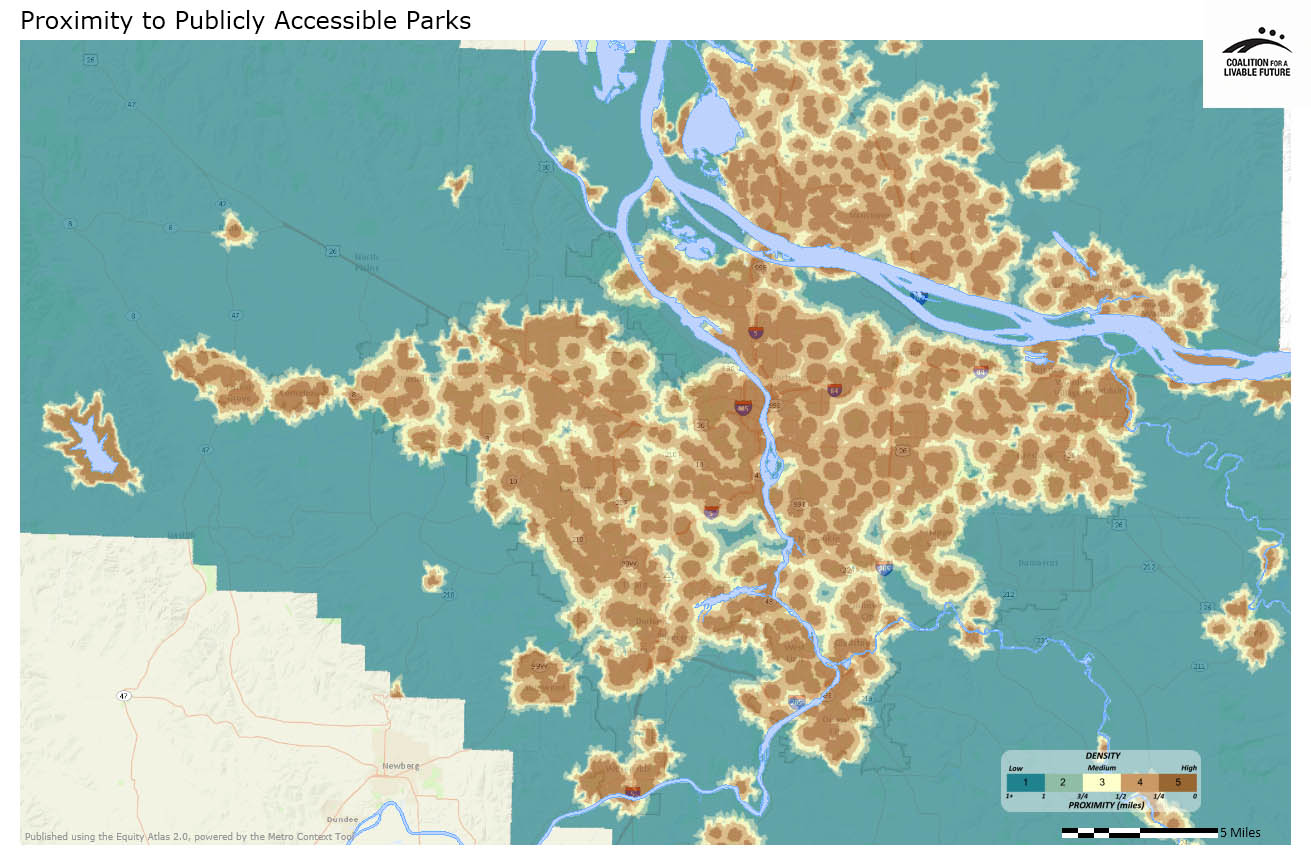 Proximity to Publicly Accessible Parks Proximity to Publicly Accessible Parks