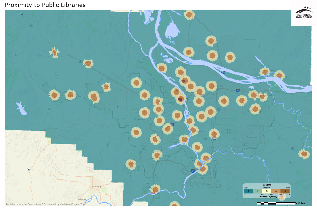 Proximity to Public Libraries Proximity to Public Libraries