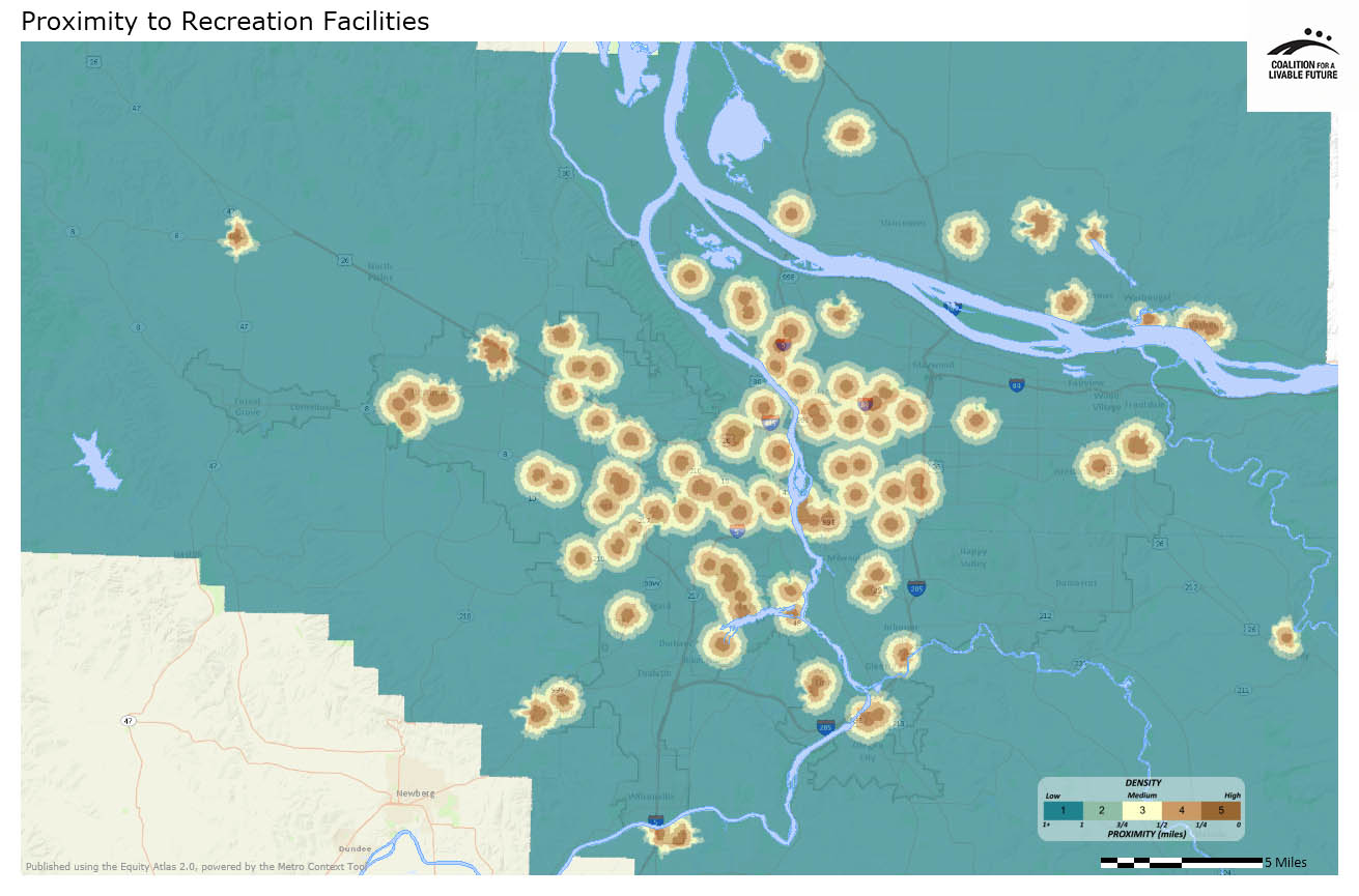 Proximity to Recreation Facilities Proximity to Recreation Facilities