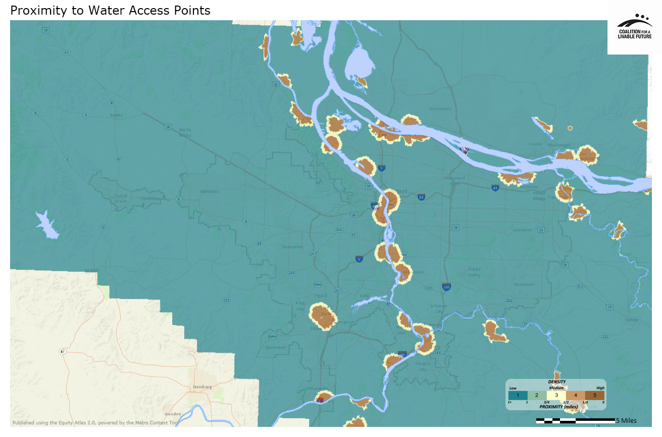 Proximity to Water Access Points Proximity to Water Access Points