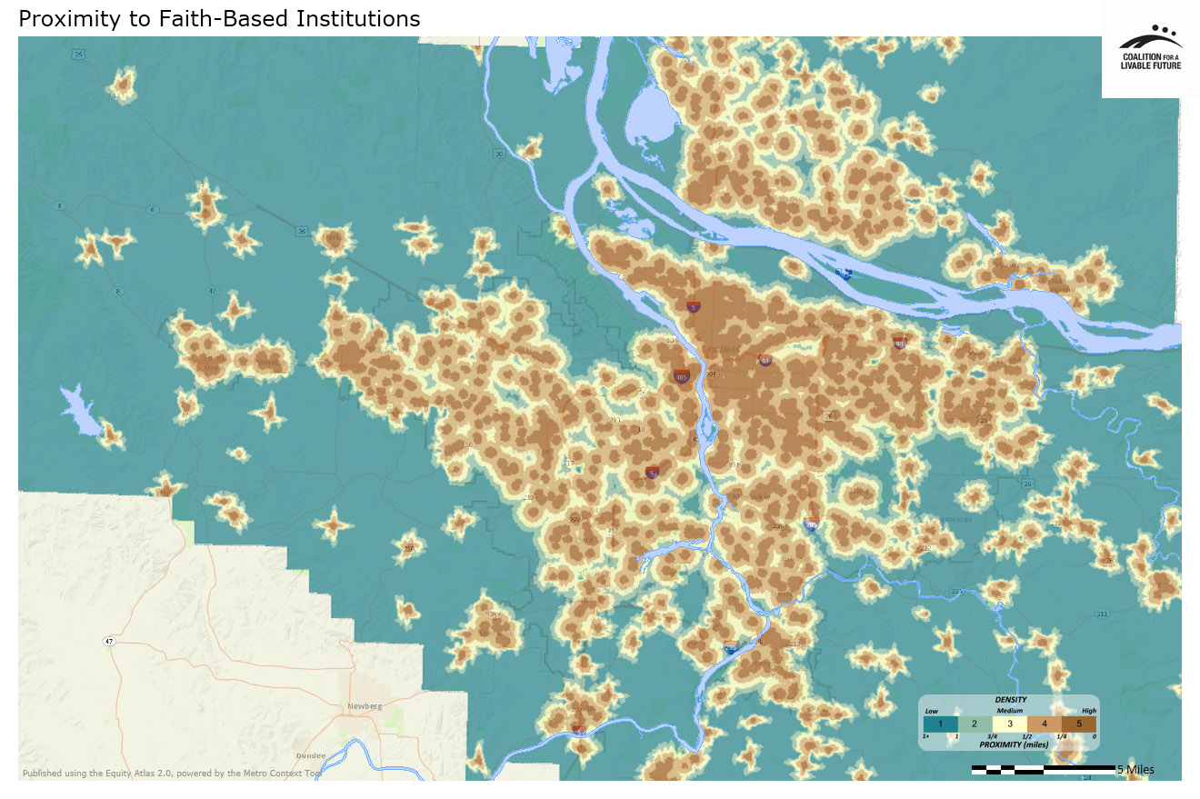 Proximity to Faith-Based Institutions Proximity to Faith-Based Institutions
