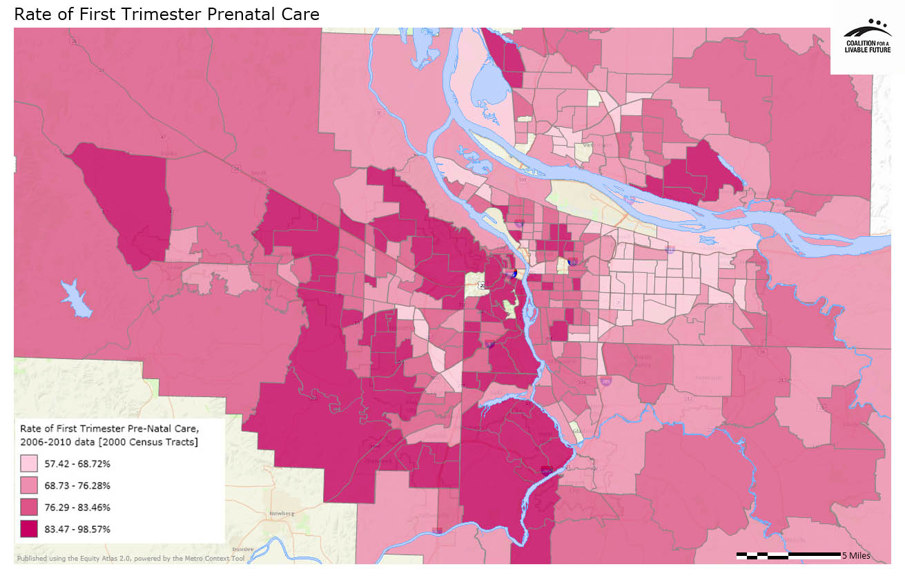 Rate of First Trimester Prenatal Care Rate of First Trimester Prenatal Care