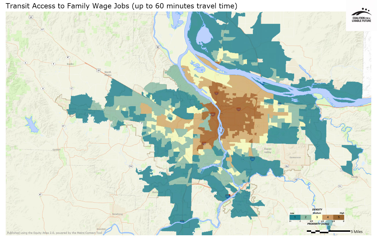 Transit Access to Family Wage Jobs (60 Minutes Travel Time) Transit Access to Family Wage Jobs (60 Minutes Travel Time)