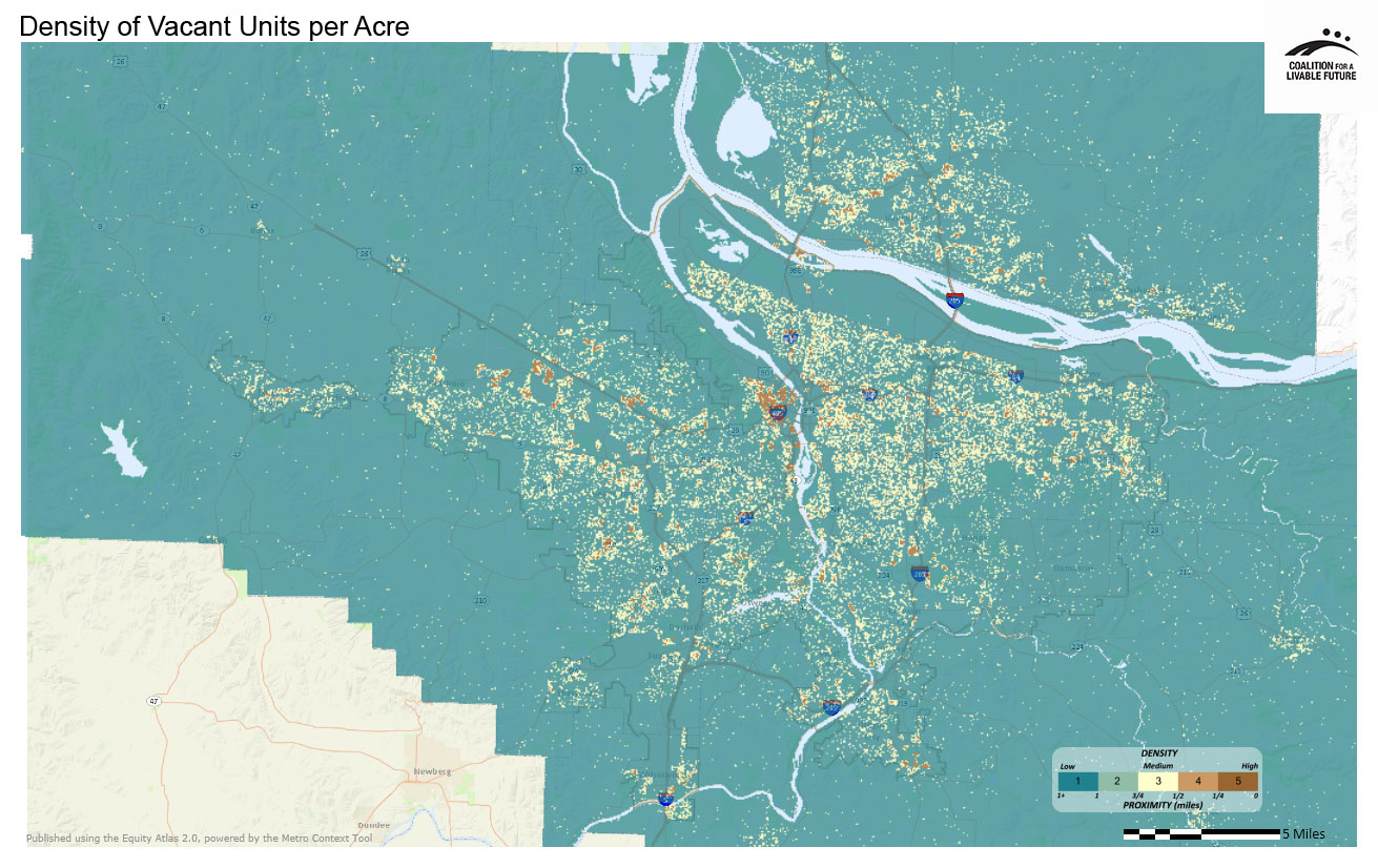 Density of Vacant Units per Acre Density of Vacant Units per Acre