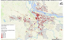 Location of Publicly Subsidized Affordable Housing in Relationship to Areas with Above Regional Average Percent Populations in Poverty